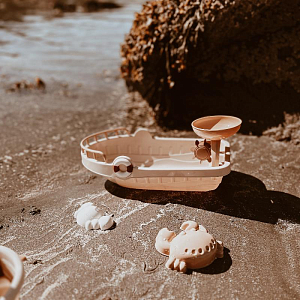 Набор для пляжа и песочницы Mrs. Ertha "All Aboard", микс с бежевым